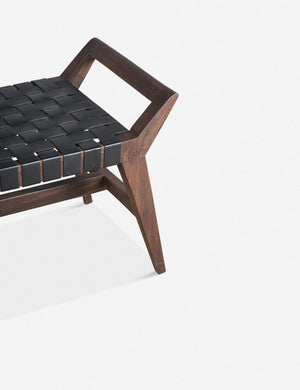 Glendora Leather Bench