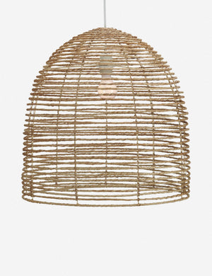 Beehive Pendant Light, Natural