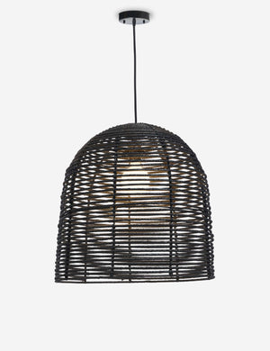 Beehive Pendant Light, Black