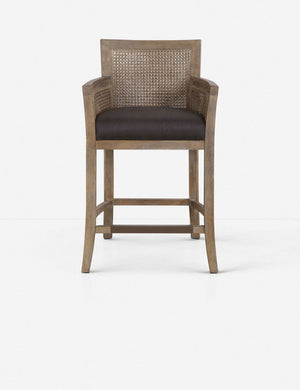 Camryn Counter Stool, Charcoal Gray