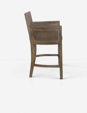 Camryn Counter Stool, Charcoal Gray