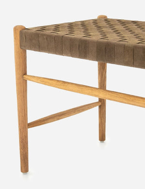 Tess Leather Bench