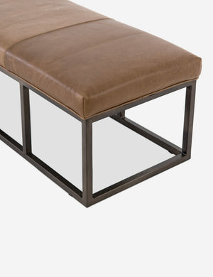 Kabina Leather Bench