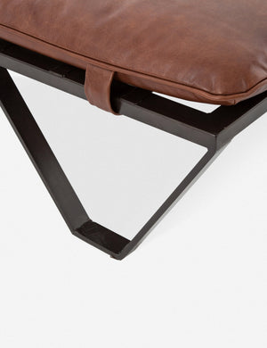 Nik Leather Ottoman