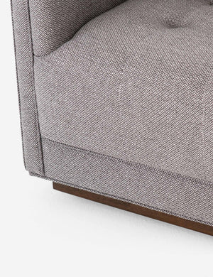 Constance Swivel Chair, Greystone