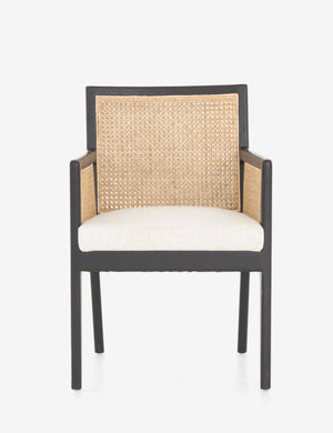 Jeni Dining Arm Chair, Black