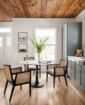 Jeni Dining Arm Chair, Black