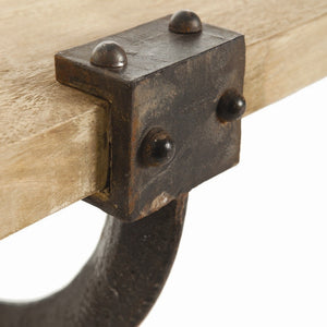 Barry Dixon for Arteriors Atlas Bench