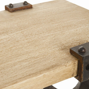 Barry Dixon for Arteriors Atlas Bench