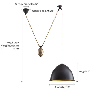 Egg Drop Pendant Light by Barry Dixon for Arteriors