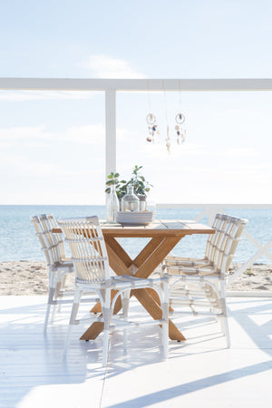 Eryka Indoor/Outdoor Chair, Dove White
