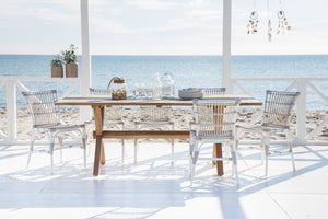 Eryka Indoor/Outdoor Chair, Dove White