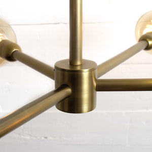 Ester Chandelier, Antique Brass