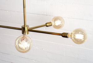 Ester Chandelier, Antique Brass
