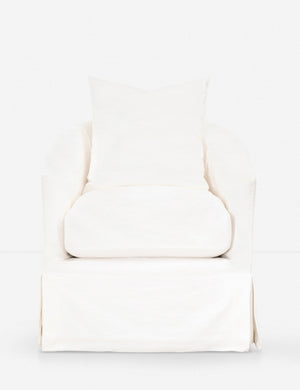 Clarette Slipcover Swivel Chair