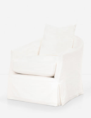 Clarette Slipcover Swivel Chair