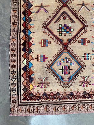 Frances Loom Jasper Vintage Rug, 3'10