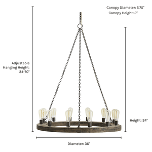 Geoffrey Chandelier by Arteriors