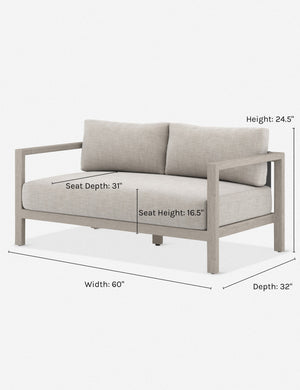 Glynnis Indoor / Outdoor Loveseat