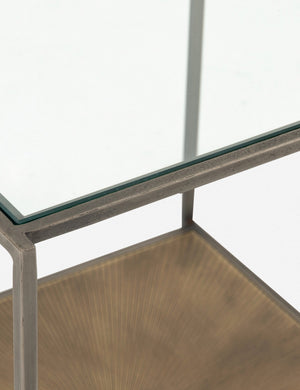 Delaney Sunburst Side Table