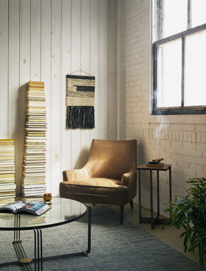 Ilona Leather Accent Chair