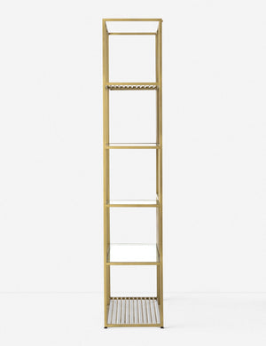 Merina Bookshelf, Antique Gold