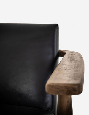 Jacy Leather Accent Chair