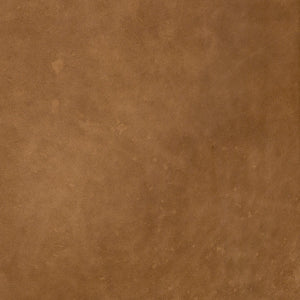 Detailed view of the brown leather on the Jocelyn brown leather sofa