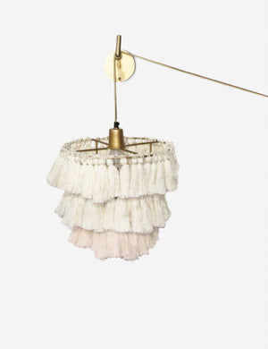 Justina Blakeney Fela Tassel Wall Pendant, White