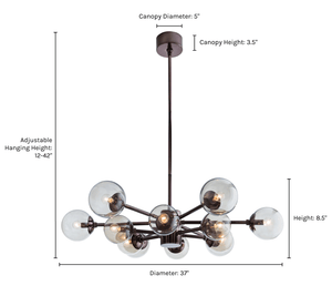 Arteriors Karrington Chandelier