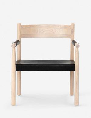 Keary Leather Accent Chair