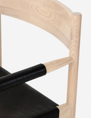 Keary Leather Accent Chair