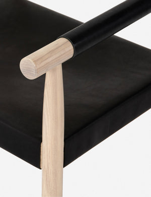 Keary Leather Accent Chair