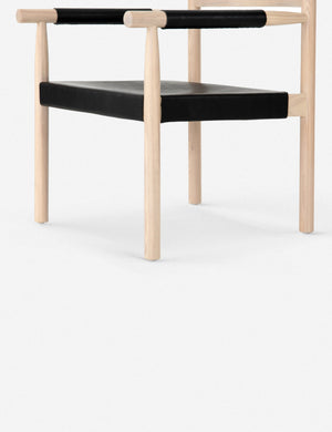Keary Leather Accent Chair