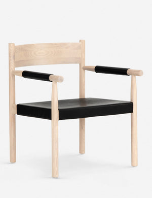 Keary Leather Accent Chair