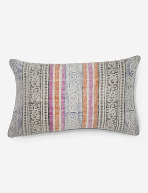 Kinley Lumbar Pillow, Blue