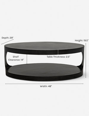 Leigha Oval Coffee Table