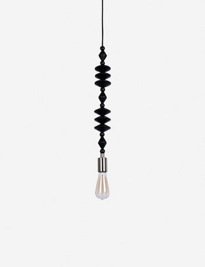 Loeva Beaded Pendant, Black