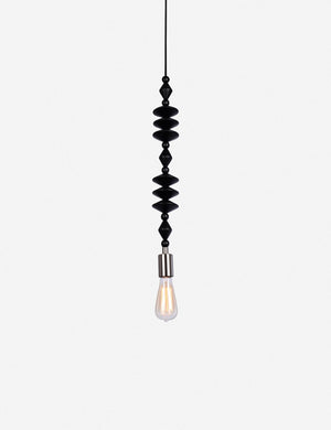 Loeva Beaded Pendant, Black