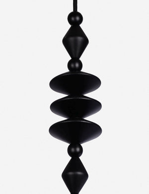 Loeva Beaded Pendant, Black