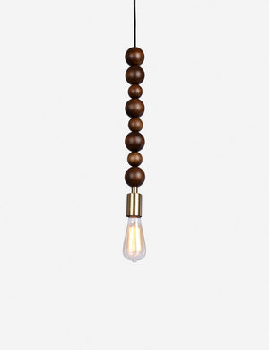 Lolara Beaded Pendant, Brown