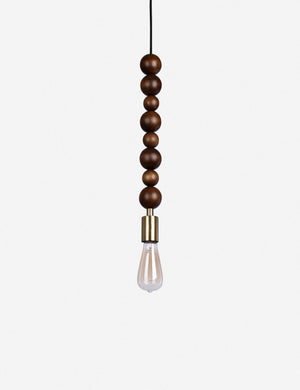 Lolara Beaded Pendant, Brown