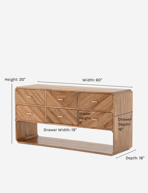 Londyn 6-Drawer Dresser