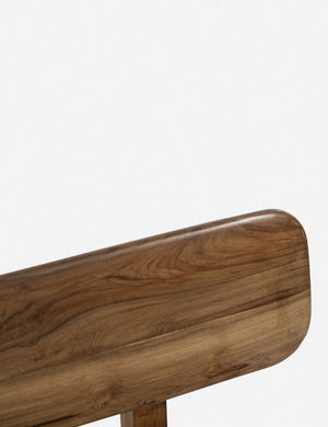 Sienna Leather Bench