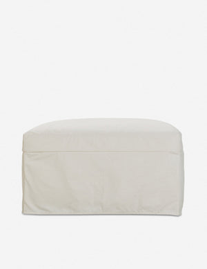 Myla Slipcover Ottoman