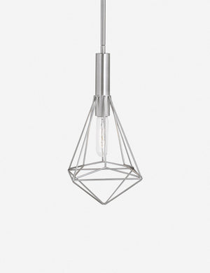 Marjie Mini Pendant, Brushed Nickel