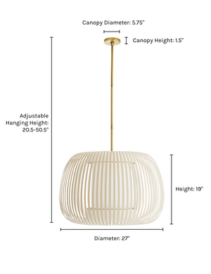 Arteriors Mia Pendant Light