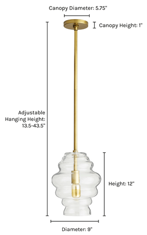 Natasha Pendant Light by Arteriors