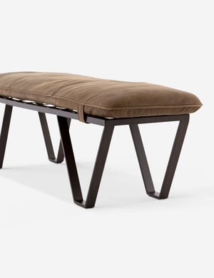 Nik Leather Bench