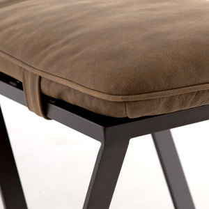 Nik Leather Bench